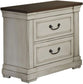 Hillcrest 5-piece Queen Panel Bedroom Set White and Dark Rum Coaster FredCo