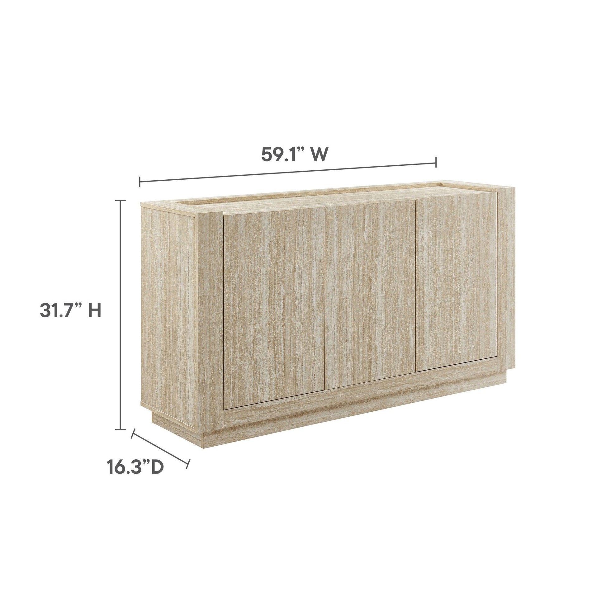 Hollis 59" Travertine Sideboard by Modway FredCo