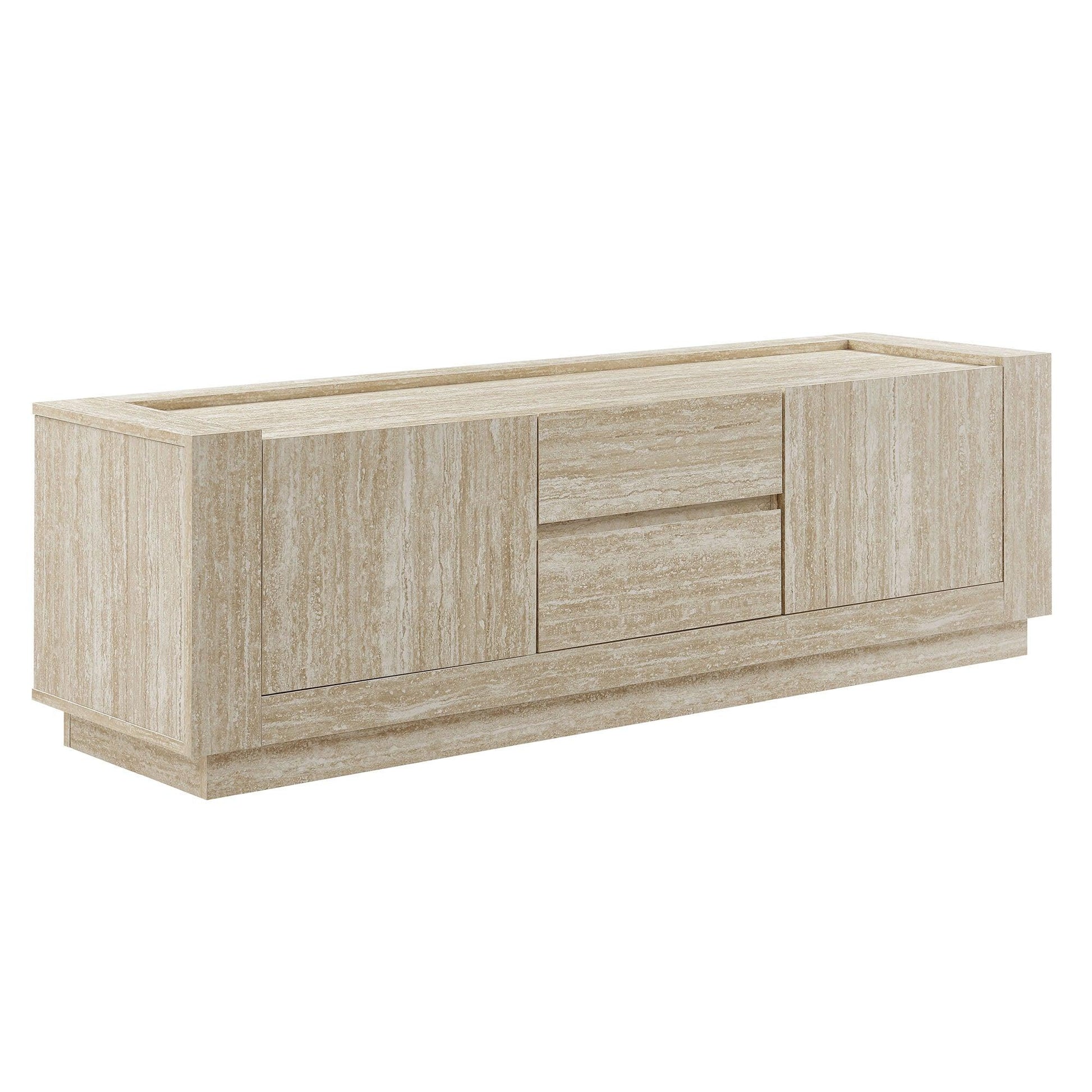 Hollis 59" Travertine TV Stand by Modway FredCo