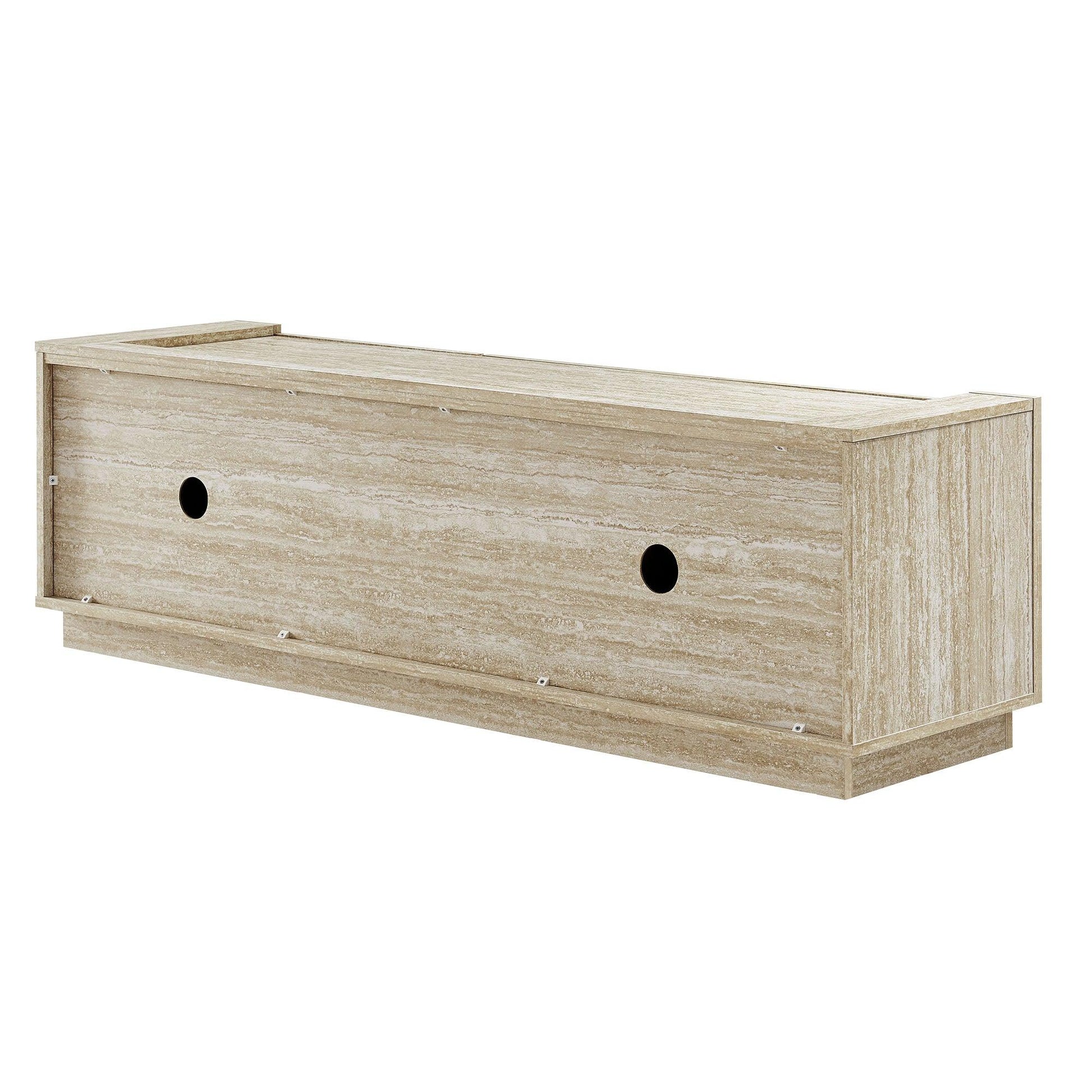 Hollis 59" Travertine TV Stand by Modway FredCo