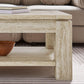 Hollis Travertine Coffee Table by Modway FredCo