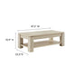 Hollis Travertine Coffee Table by Modway FredCo