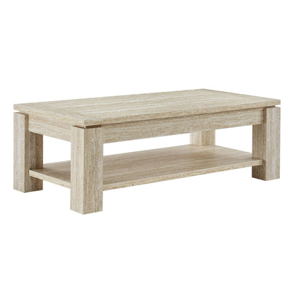 Hollis Travertine Coffee Table by Modway FredCo