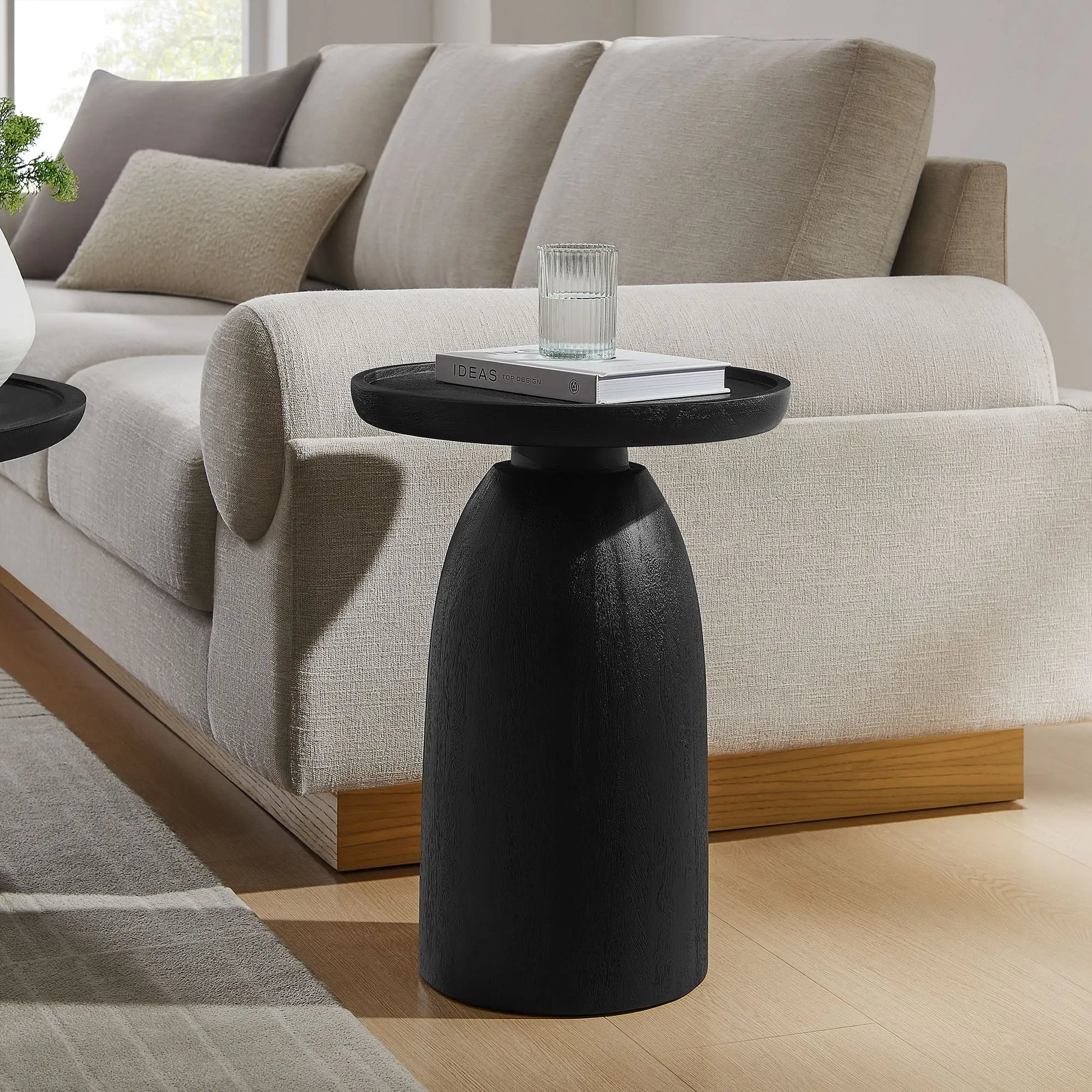 Holloway Round Wood Side Table by Modway EEI-7145 FredCo