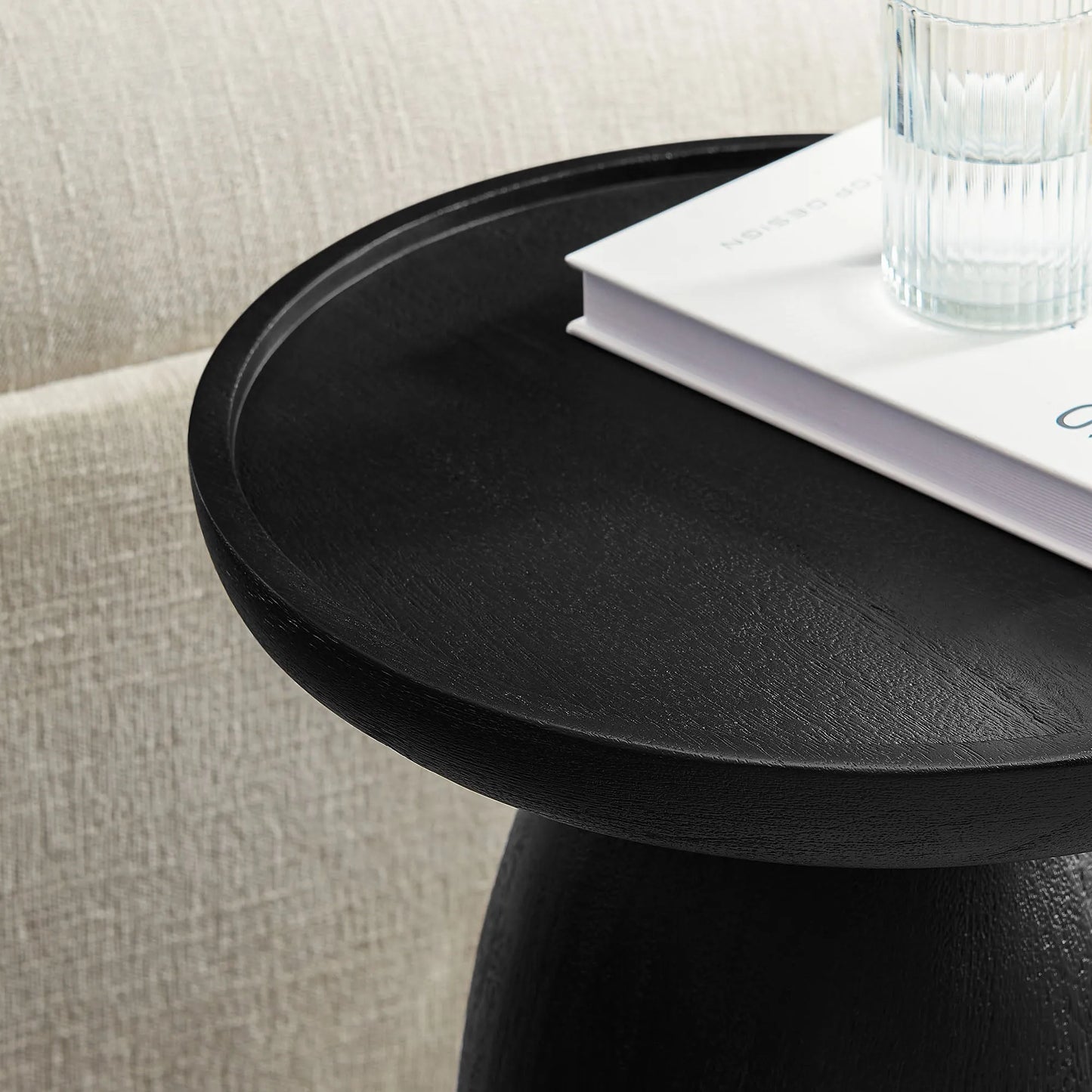 Holloway Round Wood Side Table by Modway EEI-7145 FredCo