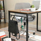 Home Office Desks, Rustic Brown, Black FredCo