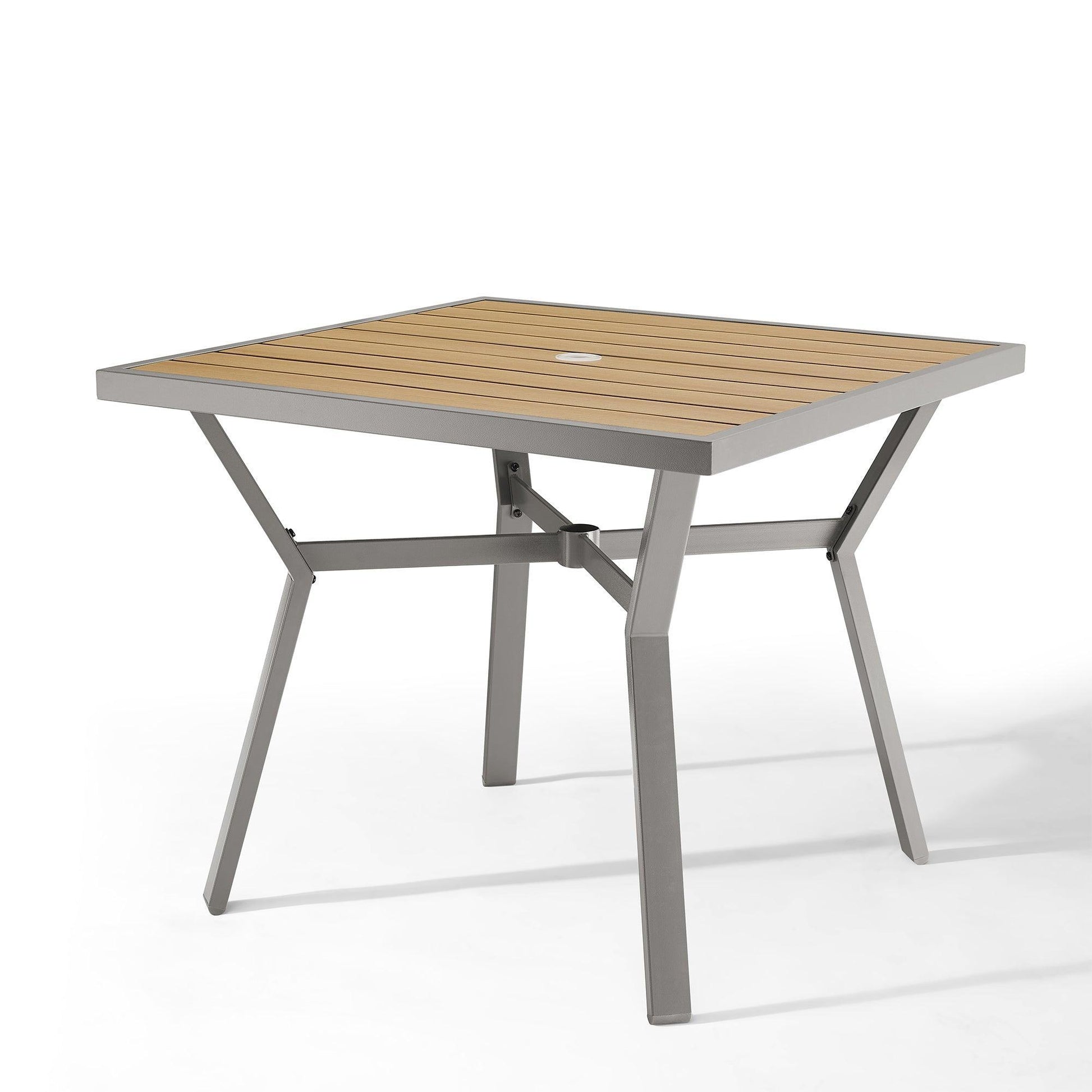 HOME Sencillo Collection - Dining Table, Patio Table, with Umbrella Hole FredCo