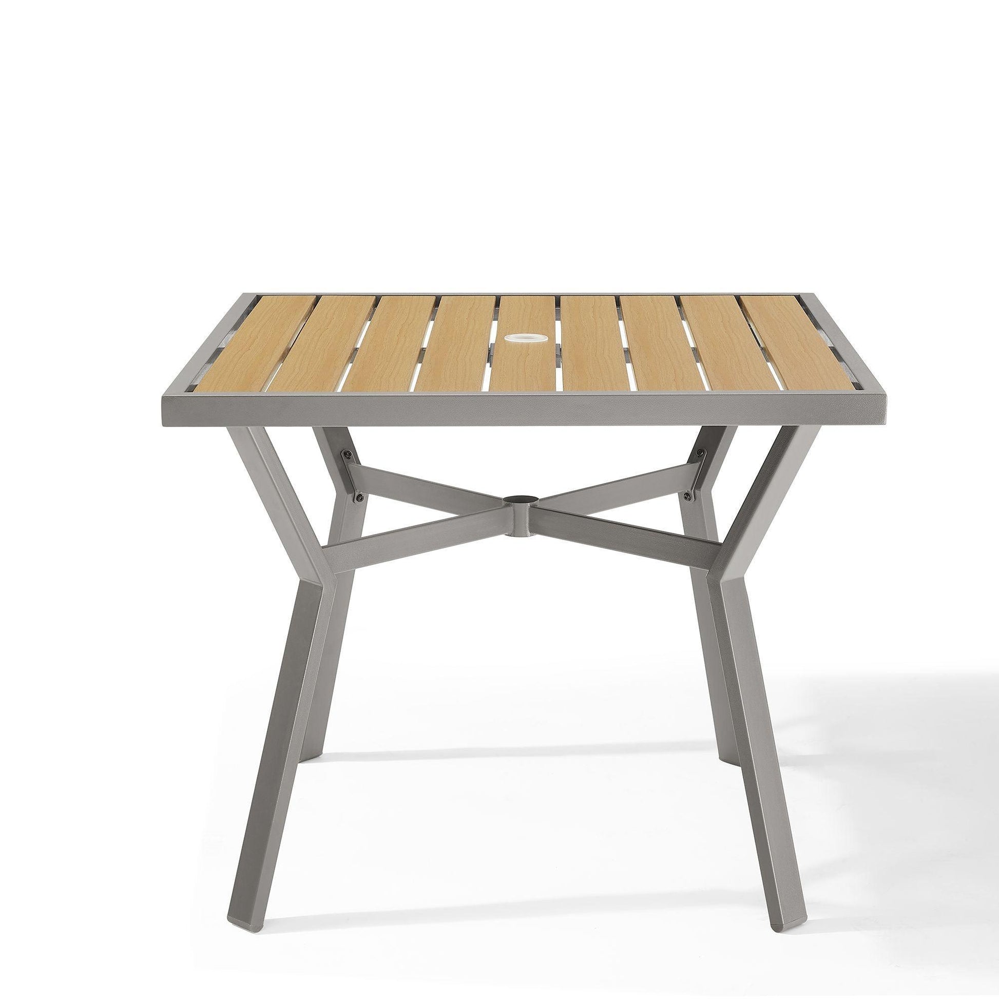 HOME Sencillo Collection - Dining Table, Patio Table, with Umbrella Hole FredCo