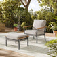 HOME Sencillo Collection - Patio Furniture Set, Patio Chair with Ottoman FredCo