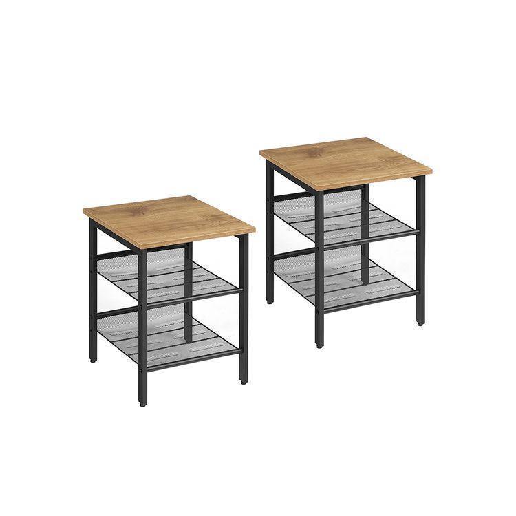 Honey Brown Side Tables FredCo