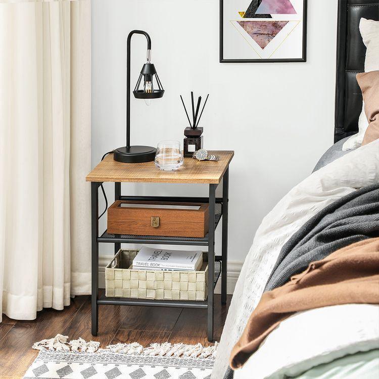Honey Brown Side Tables FredCo