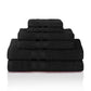 Honeycomb 100% Combed Cotton 500GSM Solitaire Border 6-Piece Towel Set FredCo