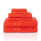 Honeycomb 100% Combed Cotton 500GSM Solitaire Border 6-Piece Towel Set FredCo