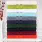 Honeycomb 100% Combed Cotton 500GSM Solitaire Border 6-Piece Towel Set FredCo
