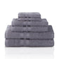 Honeycomb 100% Combed Cotton 500GSM Solitaire Border 6-Piece Towel Set FredCo