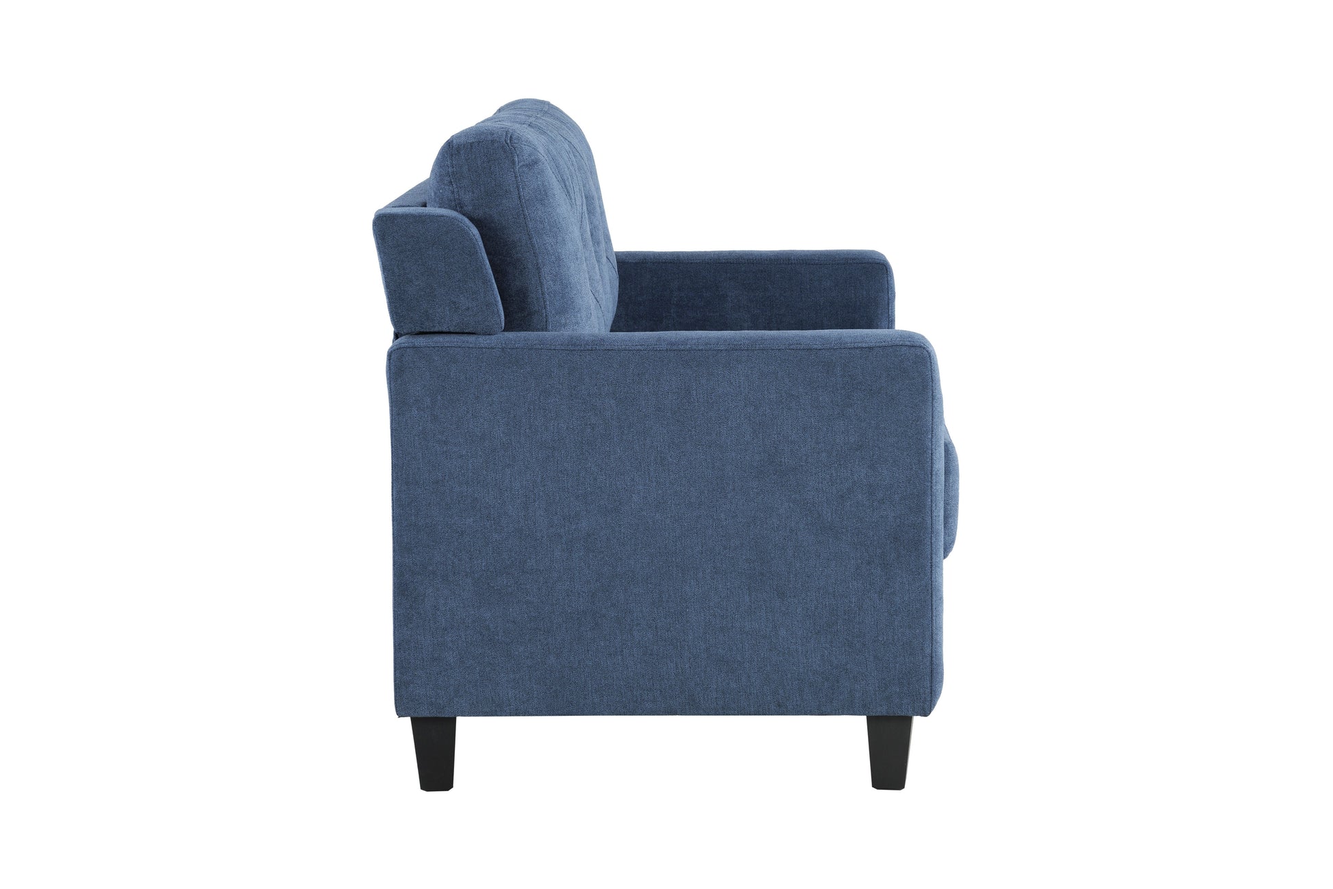 Horatio Navy Chenille 2 Seater Loveseat FredCo