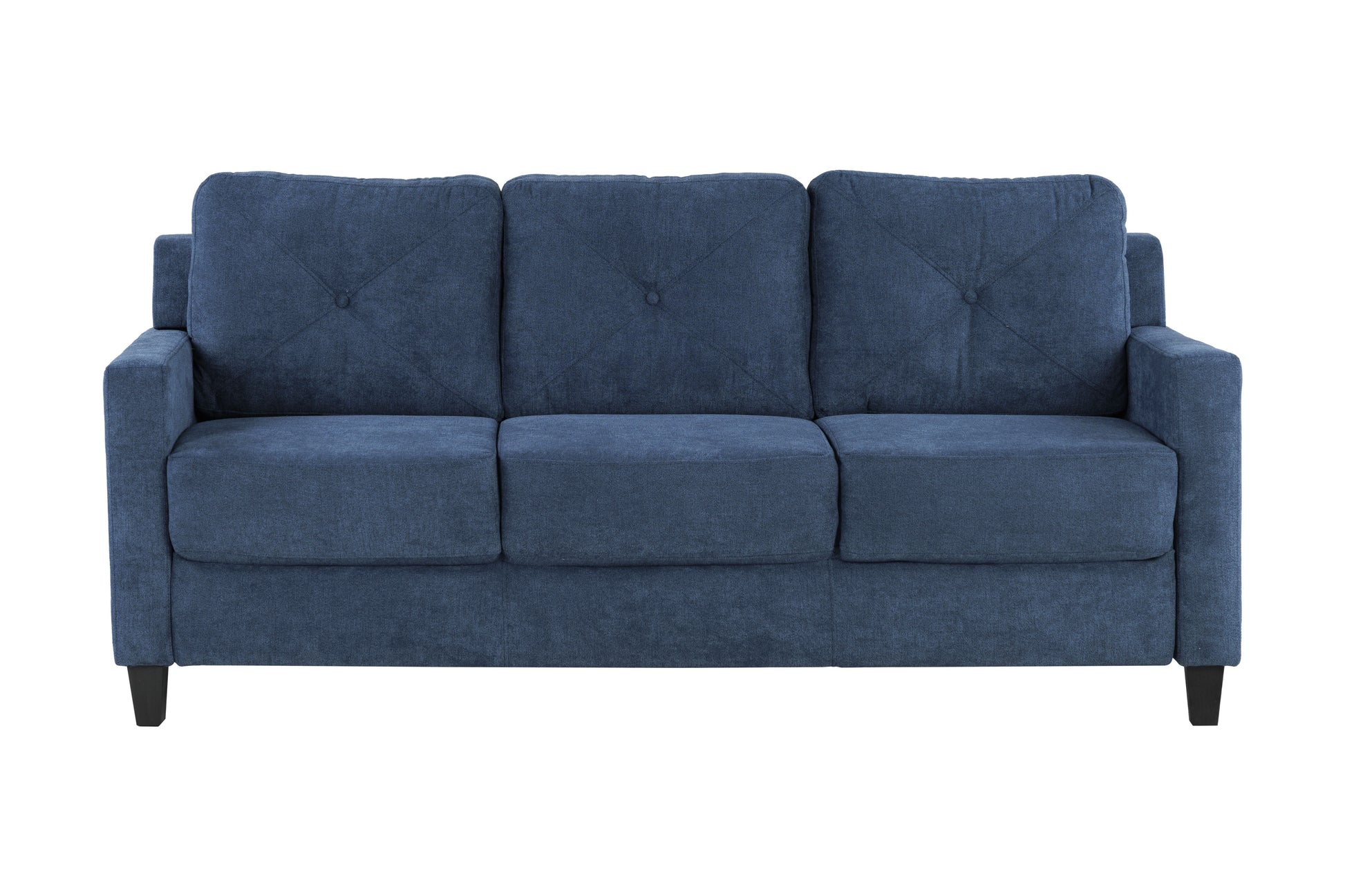 Horatio Navy Chenille 3 Seater Sofa FredCo