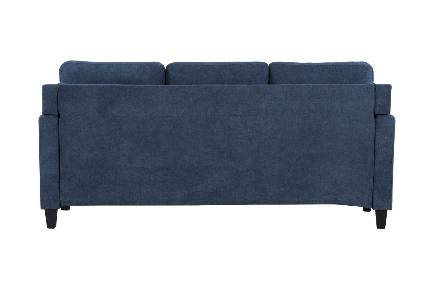 Horatio Navy Chenille 3 Seater Sofa FredCo