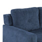 Horatio Navy Chenille 3 Seater Sofa FredCo