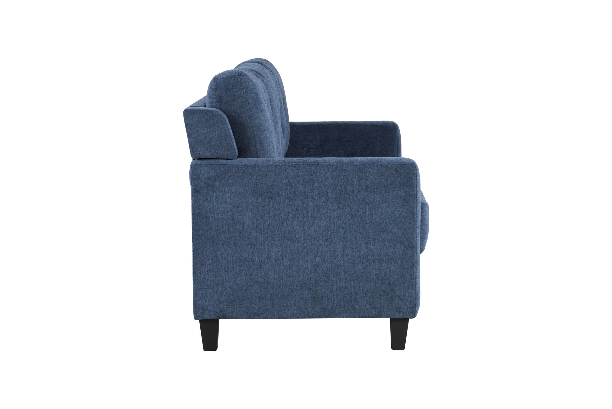 Horatio Navy Chenille 3 Seater Sofa FredCo