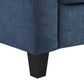 Horatio Navy Chenille 3 Seater Sofa FredCo