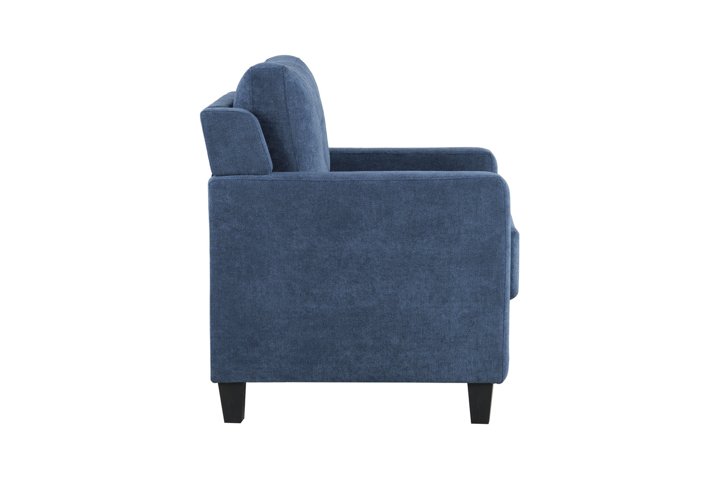 Horatio Navy Chenille Chair FredCo