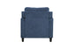 Horatio Navy Chenille Chair FredCo