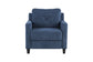 Horatio Navy Chenille Chair FredCo