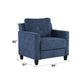 Horatio Navy Chenille Chair FredCo
