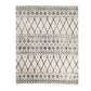 Hotoko Mid-Century Aztec Tribal Charcoal Rug FredCo