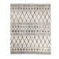 Hotoko Mid-Century Aztec Tribal Charcoal Rug FredCo