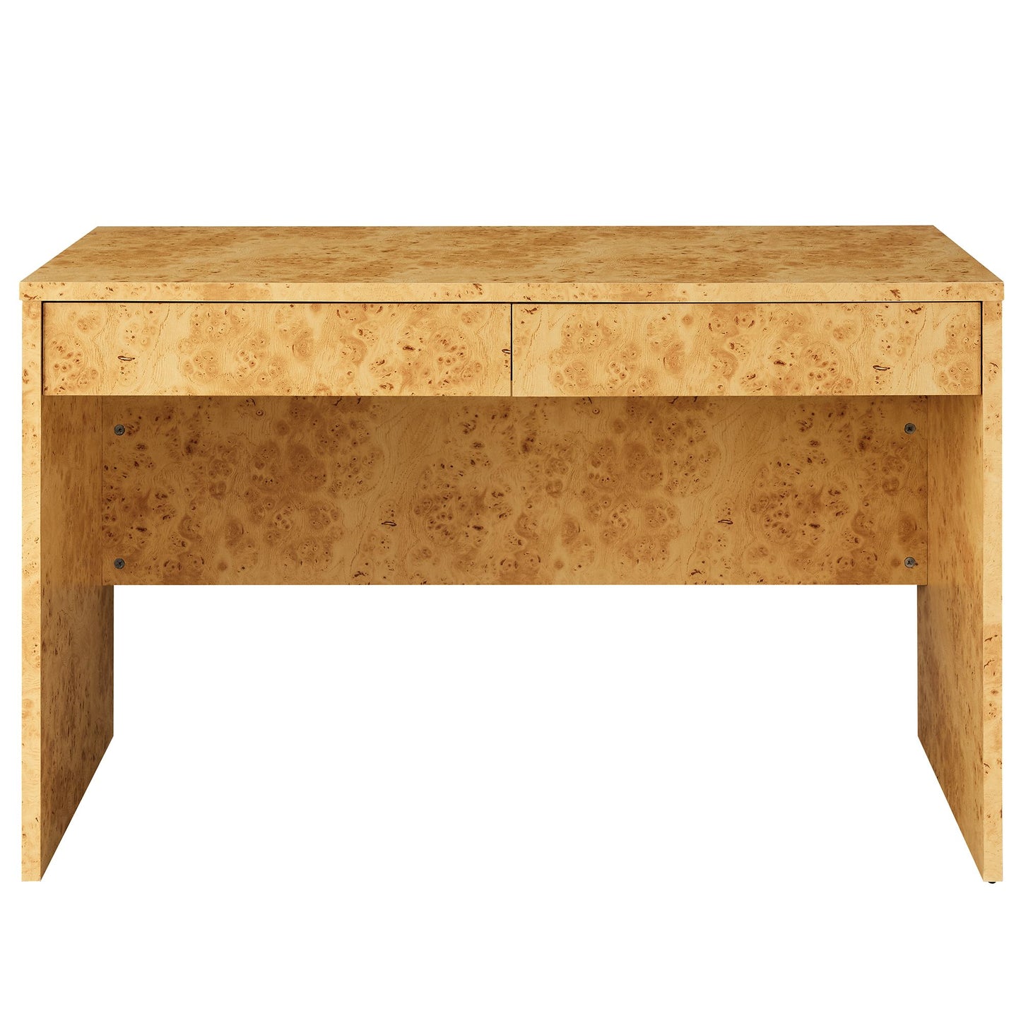 Hudson 2-Drawer Burl Wood Desk by Modway EEI-6858 FredCo