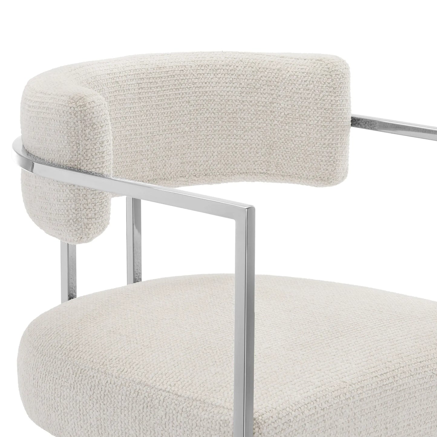 Huron Curved Back Fabric and Metal Counter Stool by Modway EEI-7227 FredCo