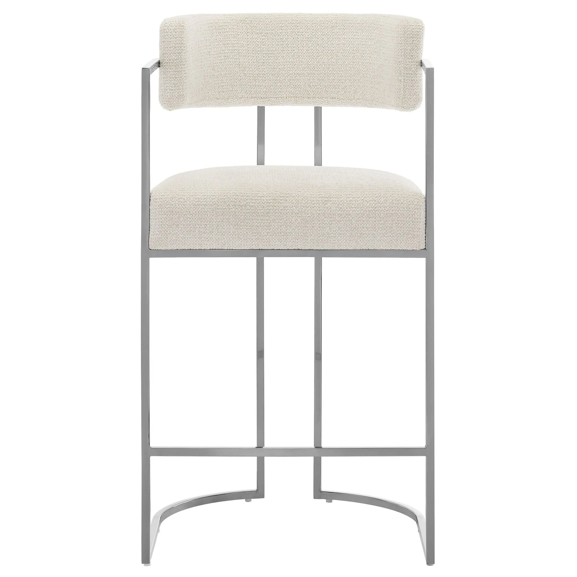 Huron Curved Back Fabric and Metal Counter Stool by Modway EEI-7227 FredCo