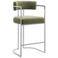 Huron Curved Back Fabric and Metal Counter Stool by Modway EEI-7227 FredCo