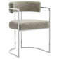Huron Curved Back Fabric and Metal Dining Accent Chair by Modway EEI-7228 FredCo