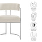 Huron Curved Back Fabric and Metal Dining Accent Chair by Modway EEI-7228 FredCo
