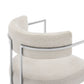 Huron Curved Back Fabric and Metal Dining Accent Chair by Modway EEI-7228 FredCo