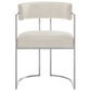 Huron Curved Back Fabric and Metal Dining Accent Chair by Modway EEI-7228 FredCo