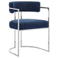 Huron Curved Back Fabric and Metal Dining Accent Chair by Modway EEI-7228 FredCo
