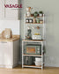 Hutch Bakers Rack with Power Outlet FredCo