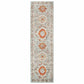 Idalia Vintage Contemporary Floral Light Blue Rug FredCo