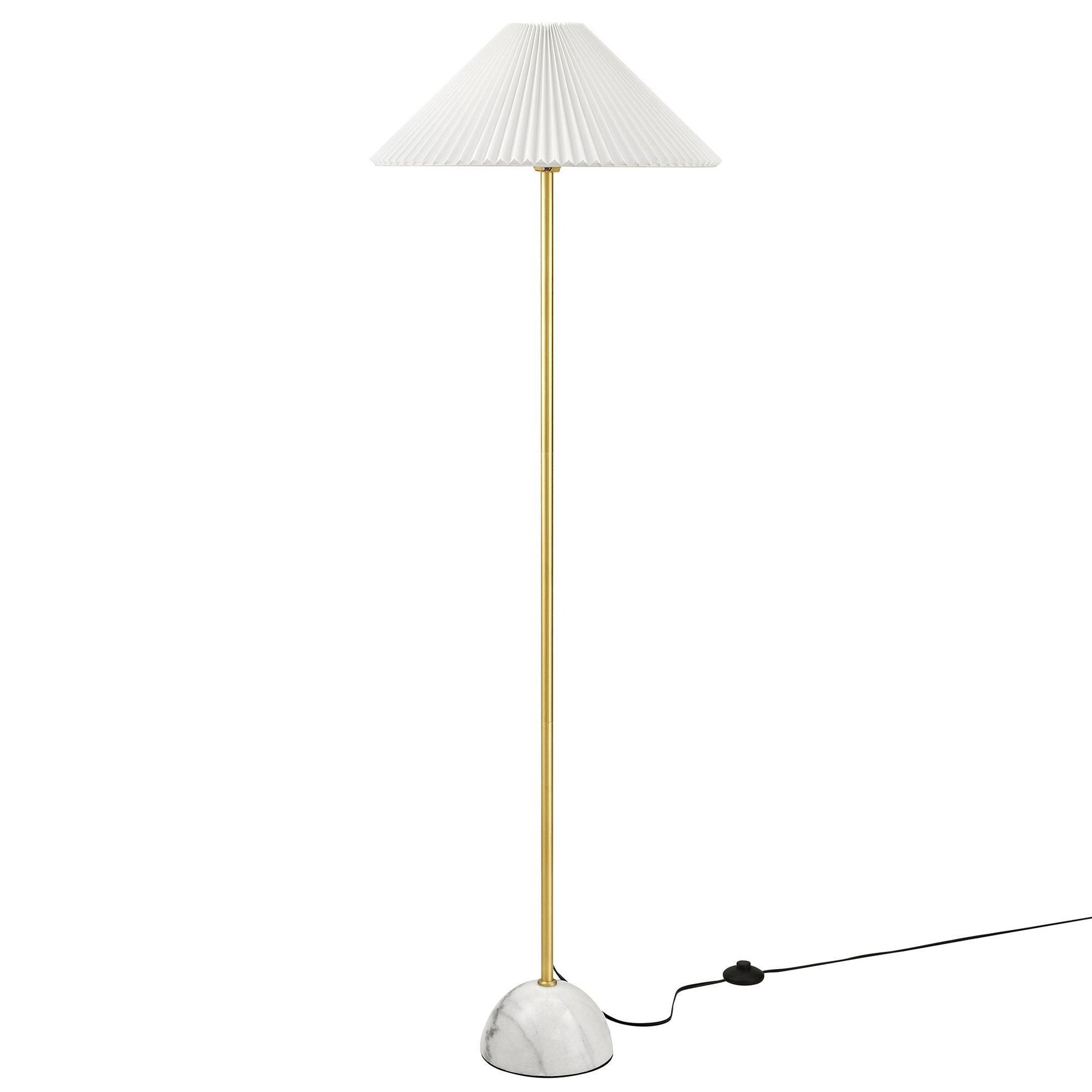 Illusion Marble Dome Floor Lamp by Modway FredCo