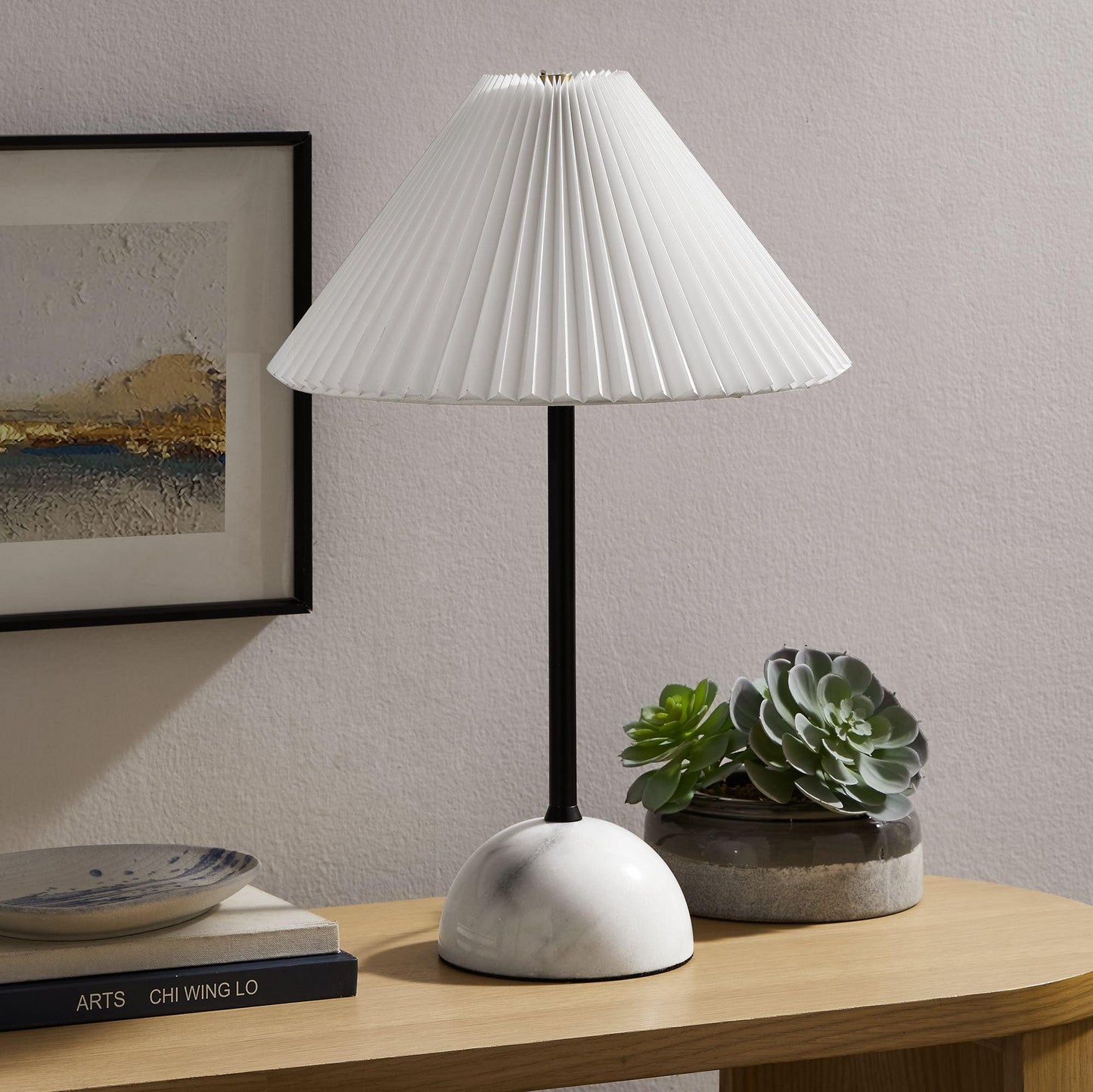 Illusion Marble Dome Table Lamp by Modway FredCo