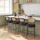 VASAGLE Bar Stools Set of 4 – Ink Black