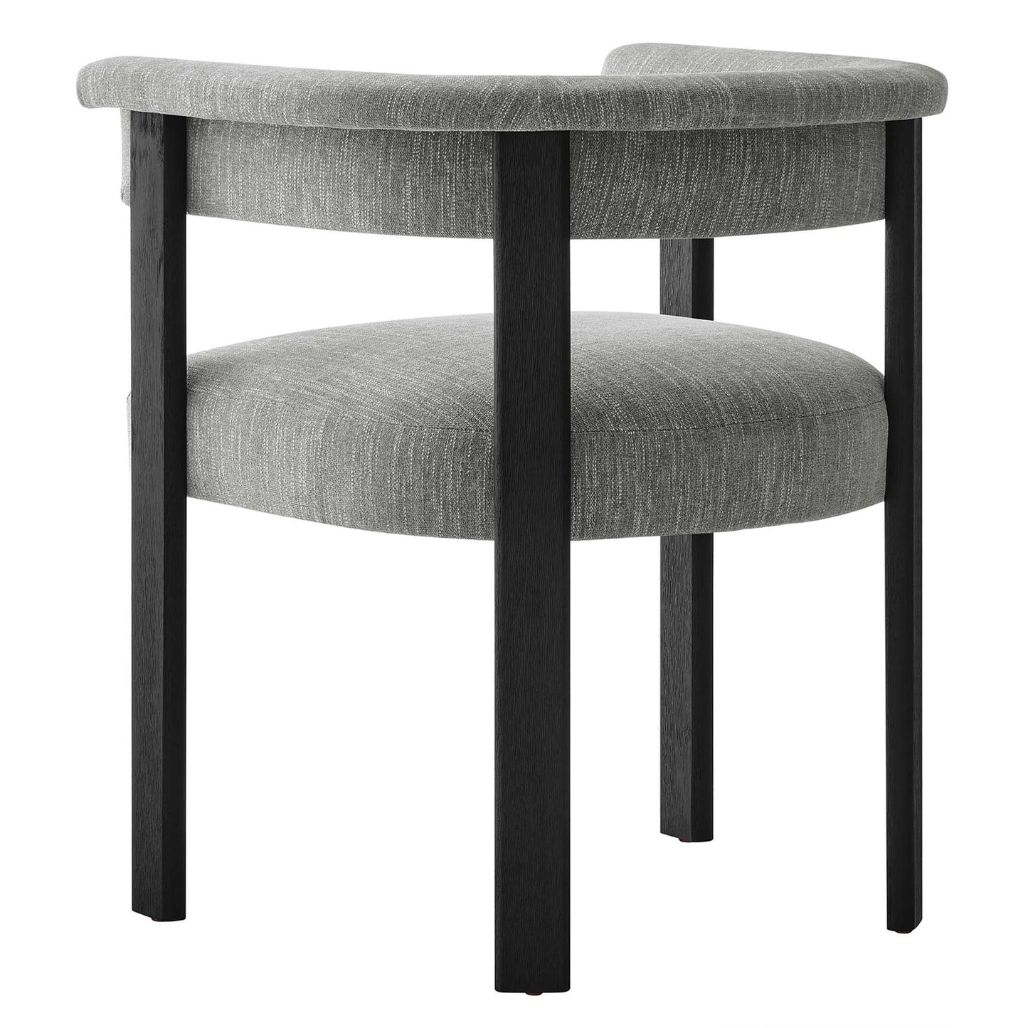 Imogen Fabric Upholstered Barrel Dining Chairs Set of 2 by Modway FredCo