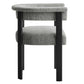 Imogen Fabric Upholstered Barrel Dining Chairs Set of 2 by Modway FredCo