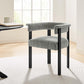 Imogen Fabric Upholstered Barrel Dining Chairs Set of 2 by Modway FredCo