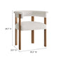 Imogen Performance Velvet Barrel Dining Chairs Set of 2 by Modway FredCo