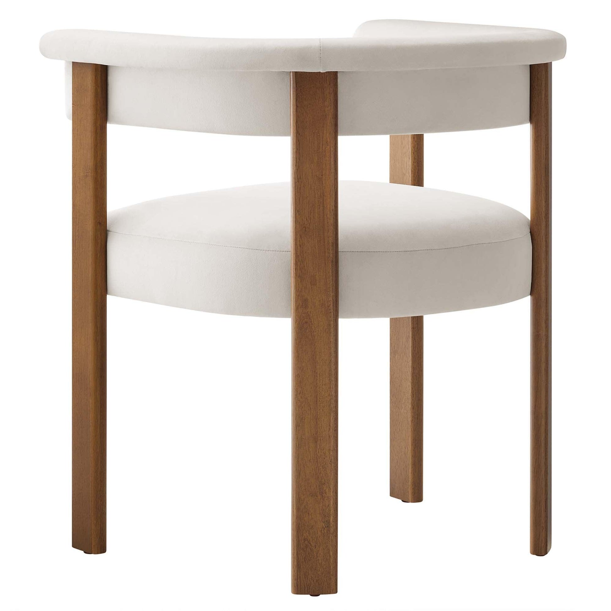 Imogen Performance Velvet Barrel Dining Chairs Set of 2 by Modway FredCo
